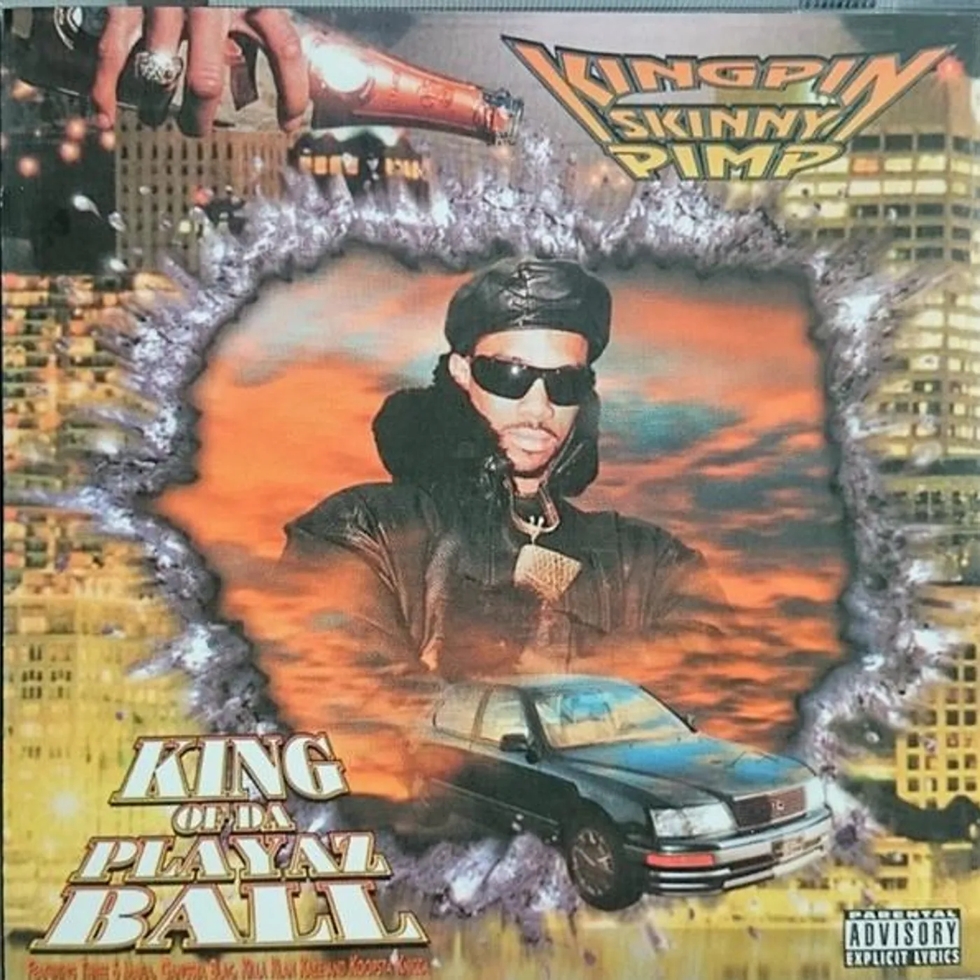 Kingpin Skinny Pimp KING OF DA PLAYAZ BALL CD