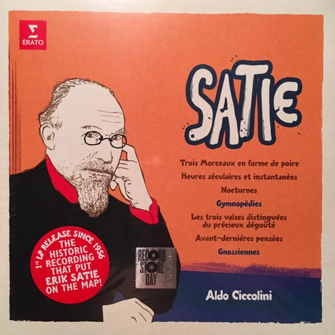 Aldo Ciccolini ERIC SATIE: GYMNOPEDIES Vinyl Record