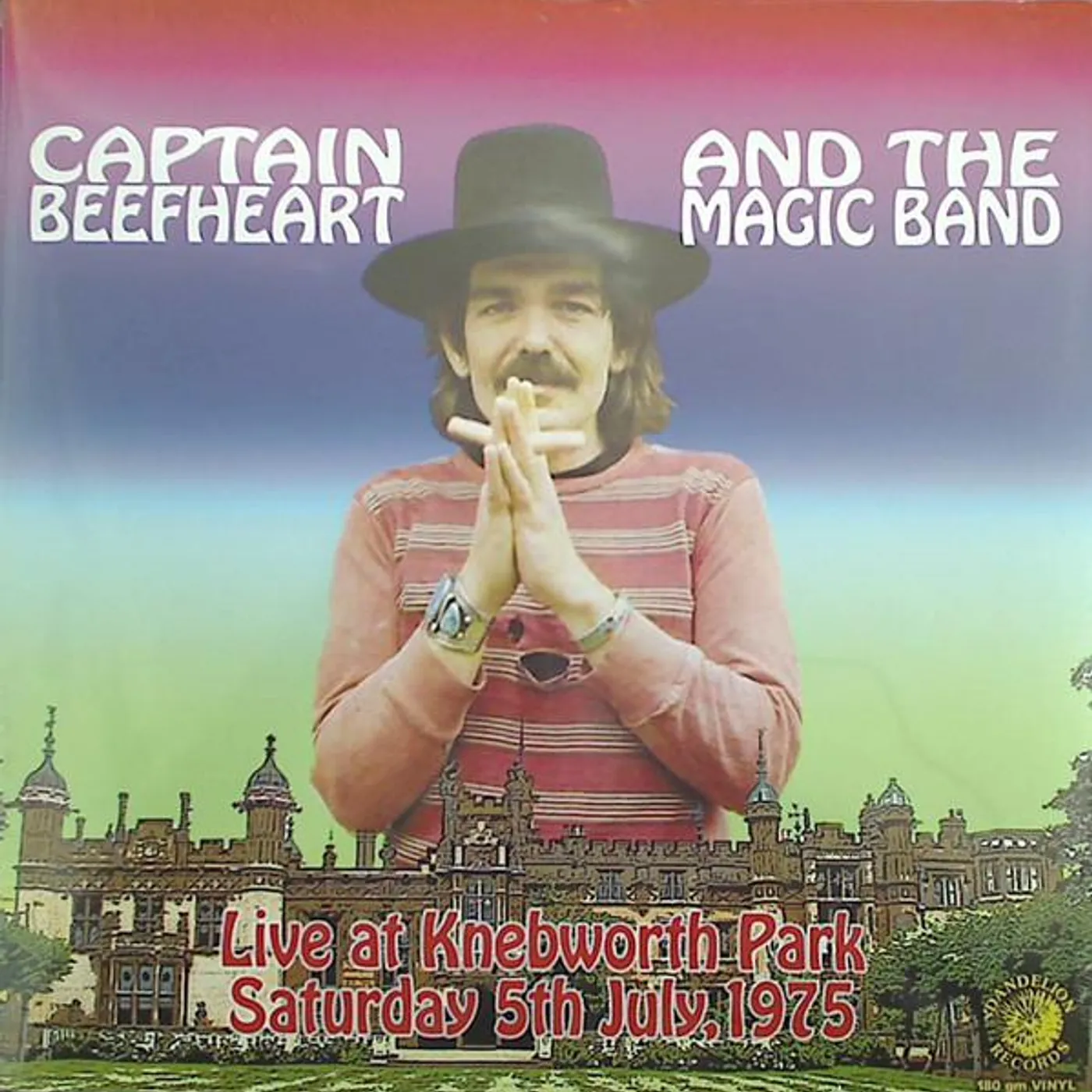 Captain Beefheart LIVE AT KNEBWORTH 1975 Vinyl Record