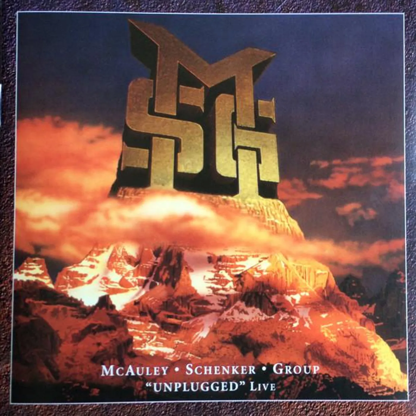 McAuley Schenker Group UNPLUGGED: LIVE CD