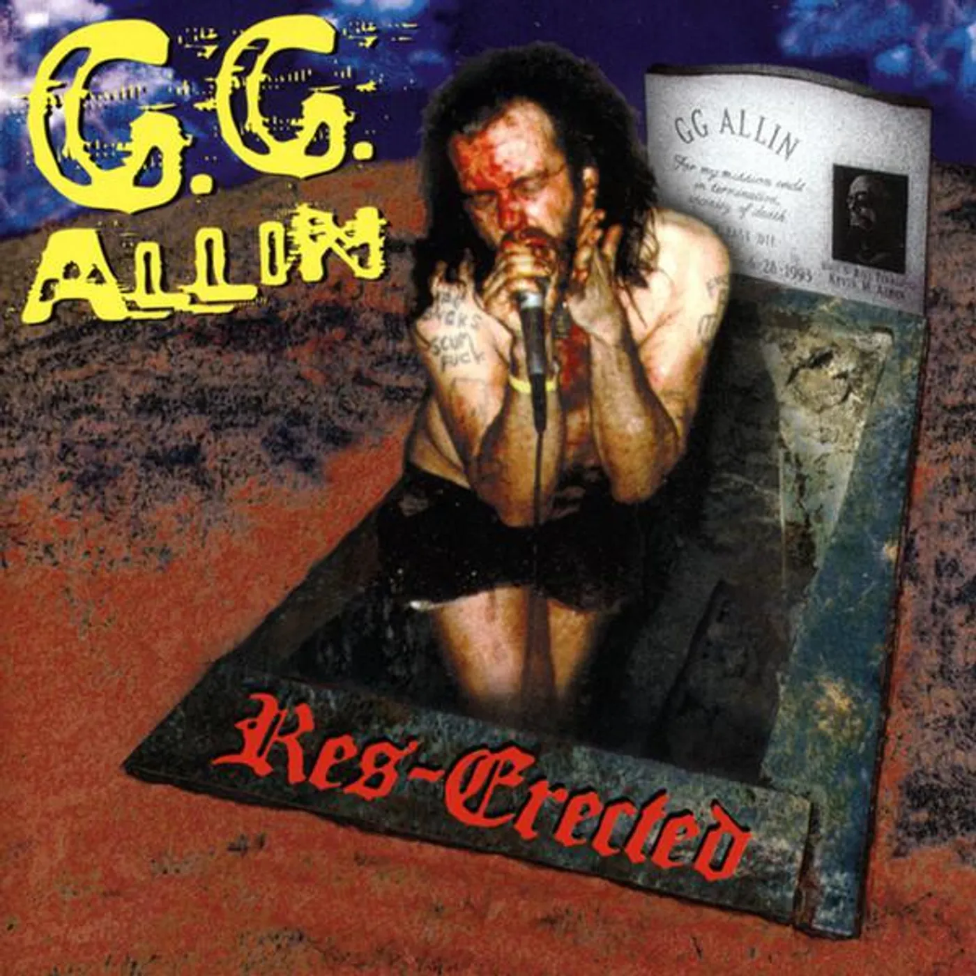 GG Allin RES-ERECTED CD