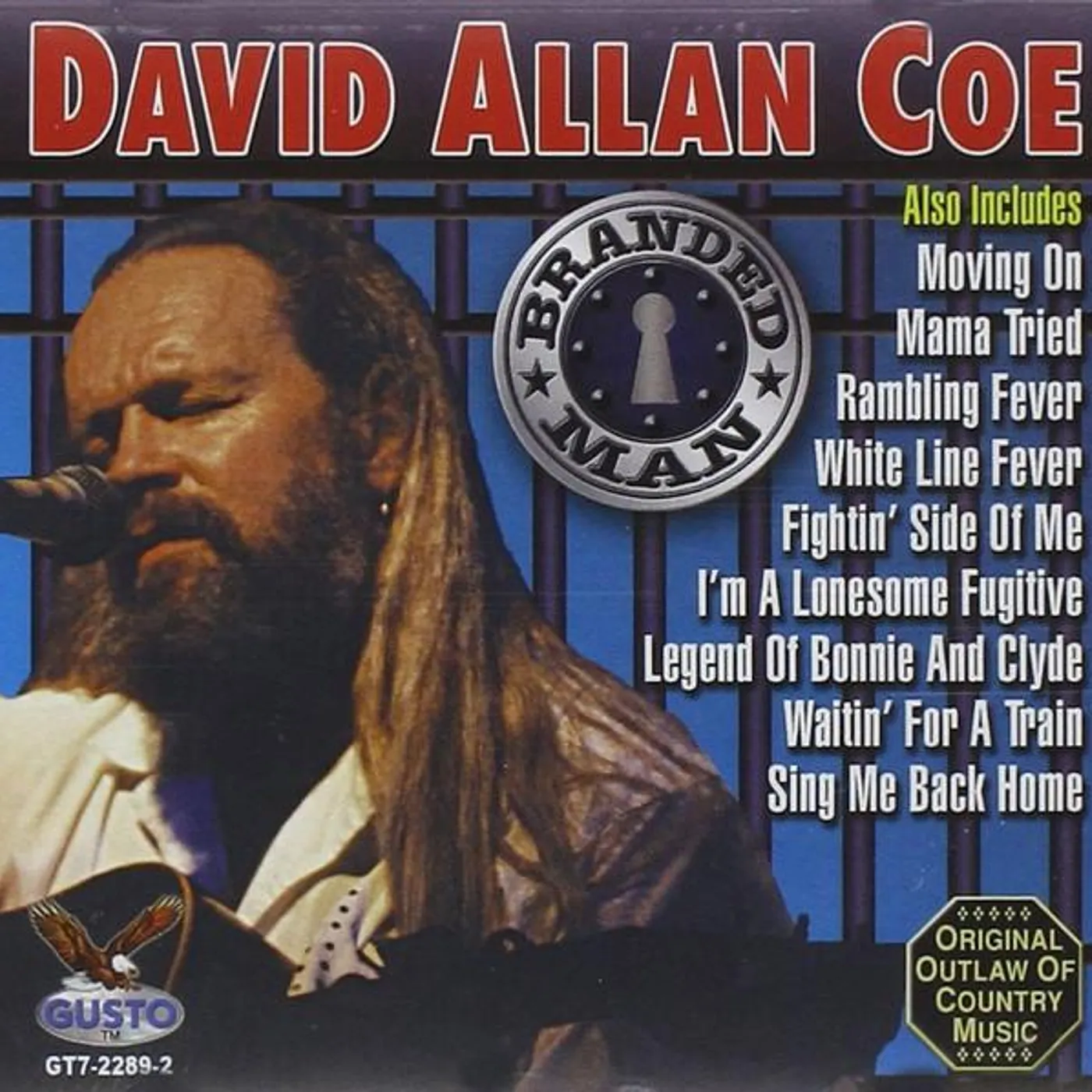 David Allan Coe BRANDED MAN CD