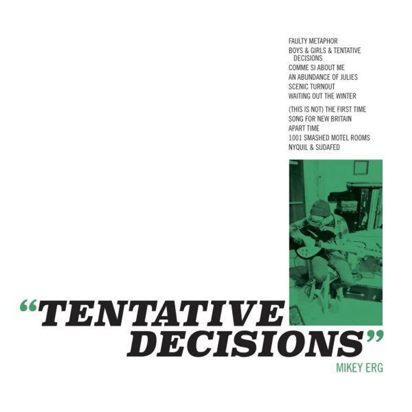 Mikey Erg Tentative Decisions Vinyl Record