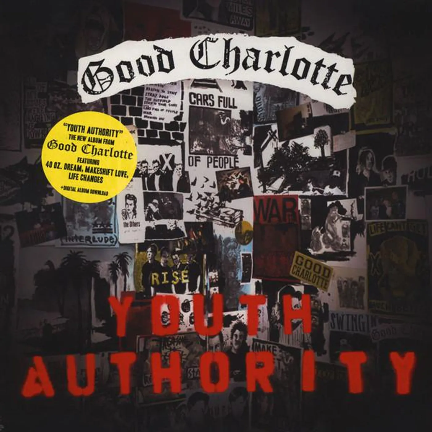 Good Charlotte YOUTH AUTHORITY Vinyl Record