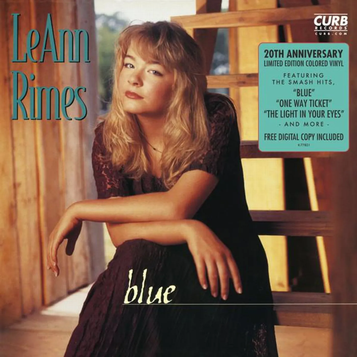LeAnn Rimes BLUE (20TH ANNIVERSARY EDITION/BLUE COLORED VINYL/DL CARD) Vinyl Record