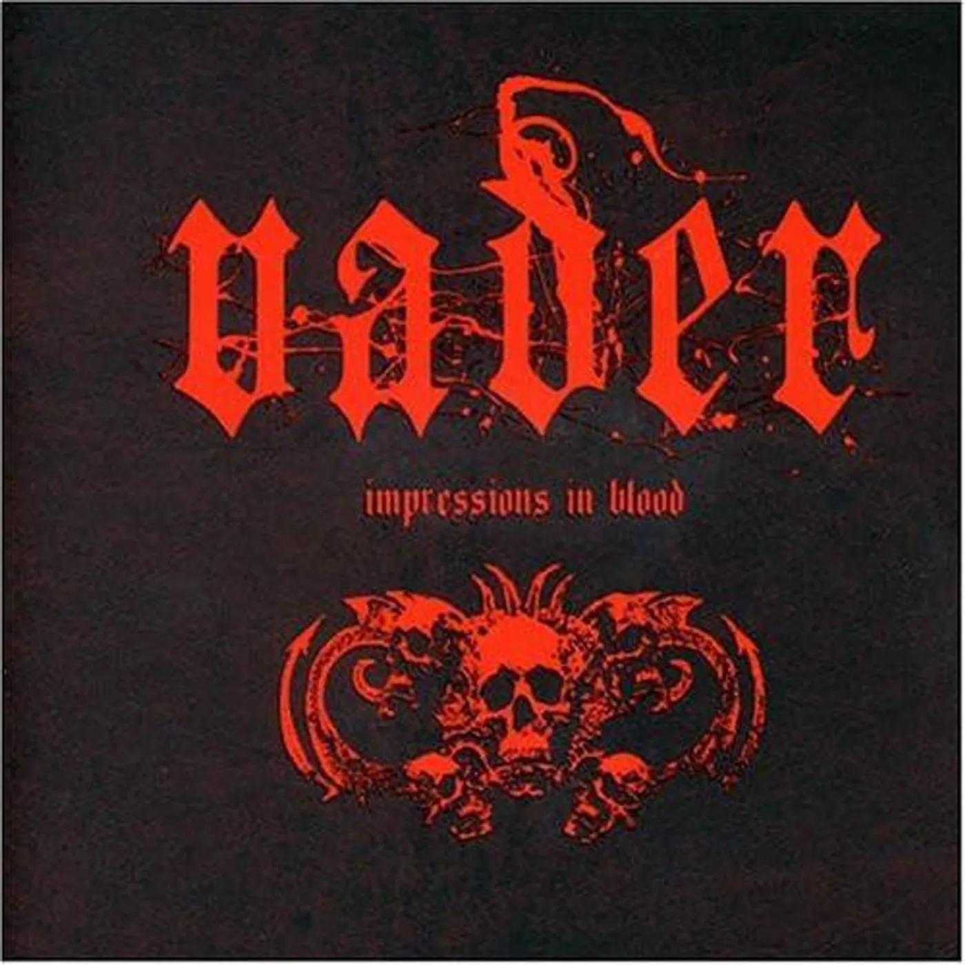 Vader IMPRESSIONS IN BLOOD CD