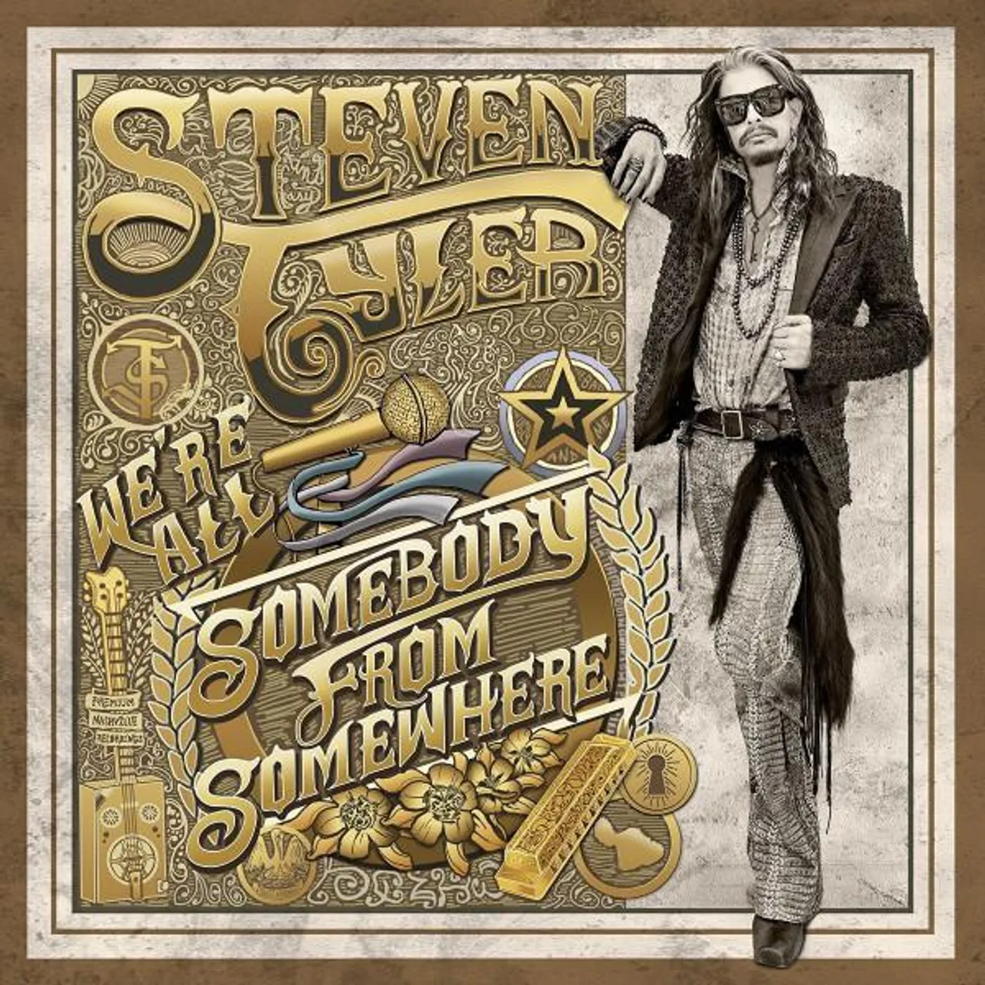 Steven Tyler WE'RE ALL SOMEBODY FROM SOMEWHERE Vinyl Record