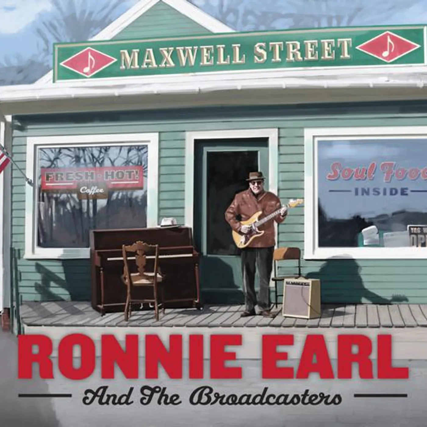 Ronnie Earl & The Broadcasters MAXWELL STREET CD