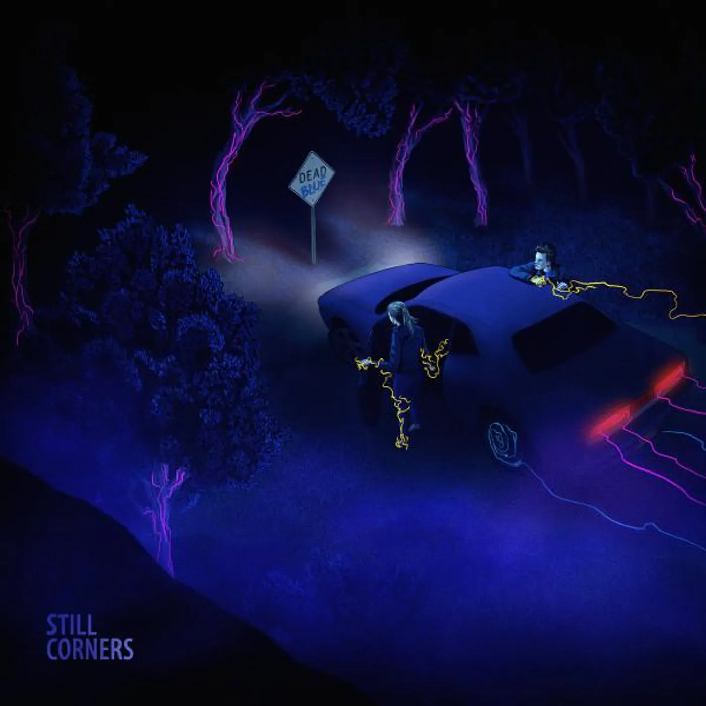 Still Corners Dead Blue Vinyl Record