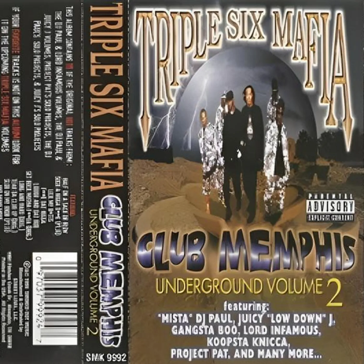 Three 6 Mafia CLUB MEMPHIS UNDERGROUND VOL.2 CD