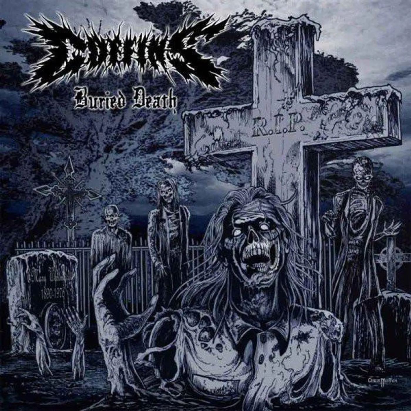 Coffins BURIED DEATH Vinyl Record