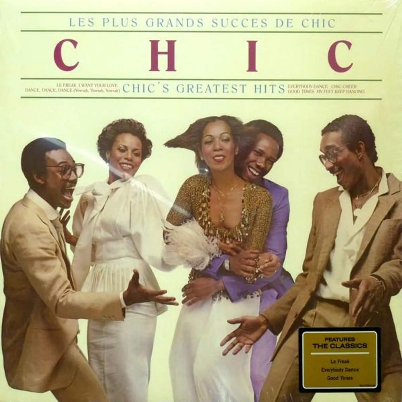 LES PLUS GRANDS SUCCES DE CHIC: CHIC'S GREATEST HITS Vinyl Record