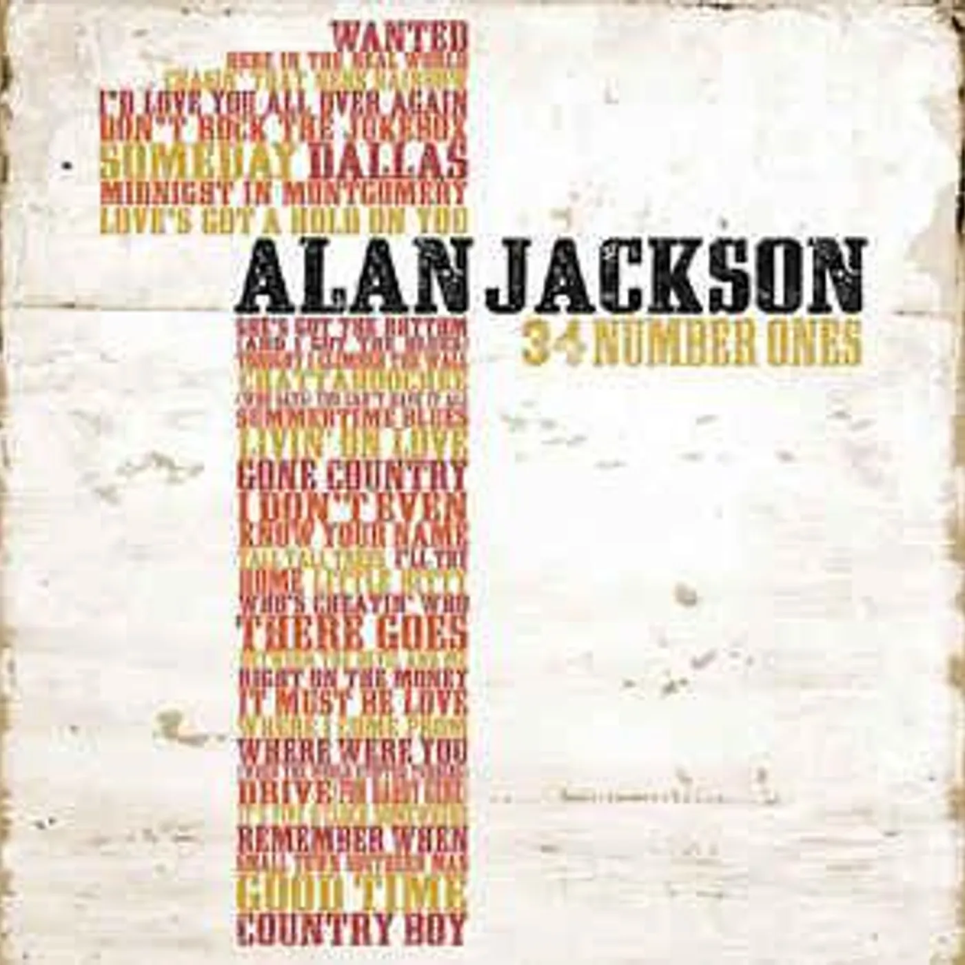 Alan Jackson 34 NUMBER ONES CD