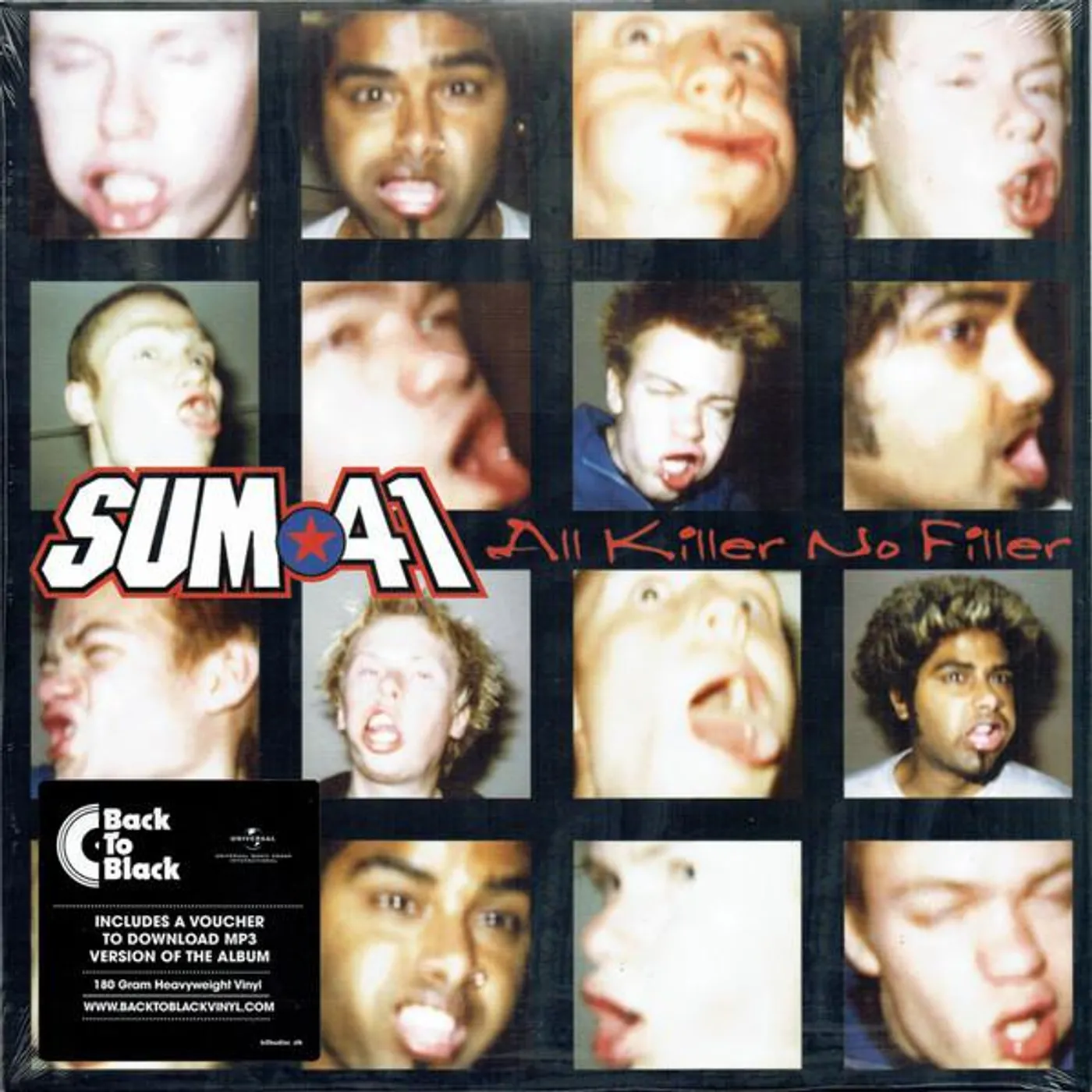 Sum 41 ALL KILLER NO FILLER Vinyl Record