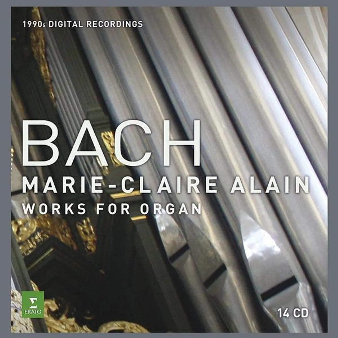 Marie-Claire Alain BACH: COPMLETE ORGAN WORKS: 1990S DIGITAL (14CD BOX) CD