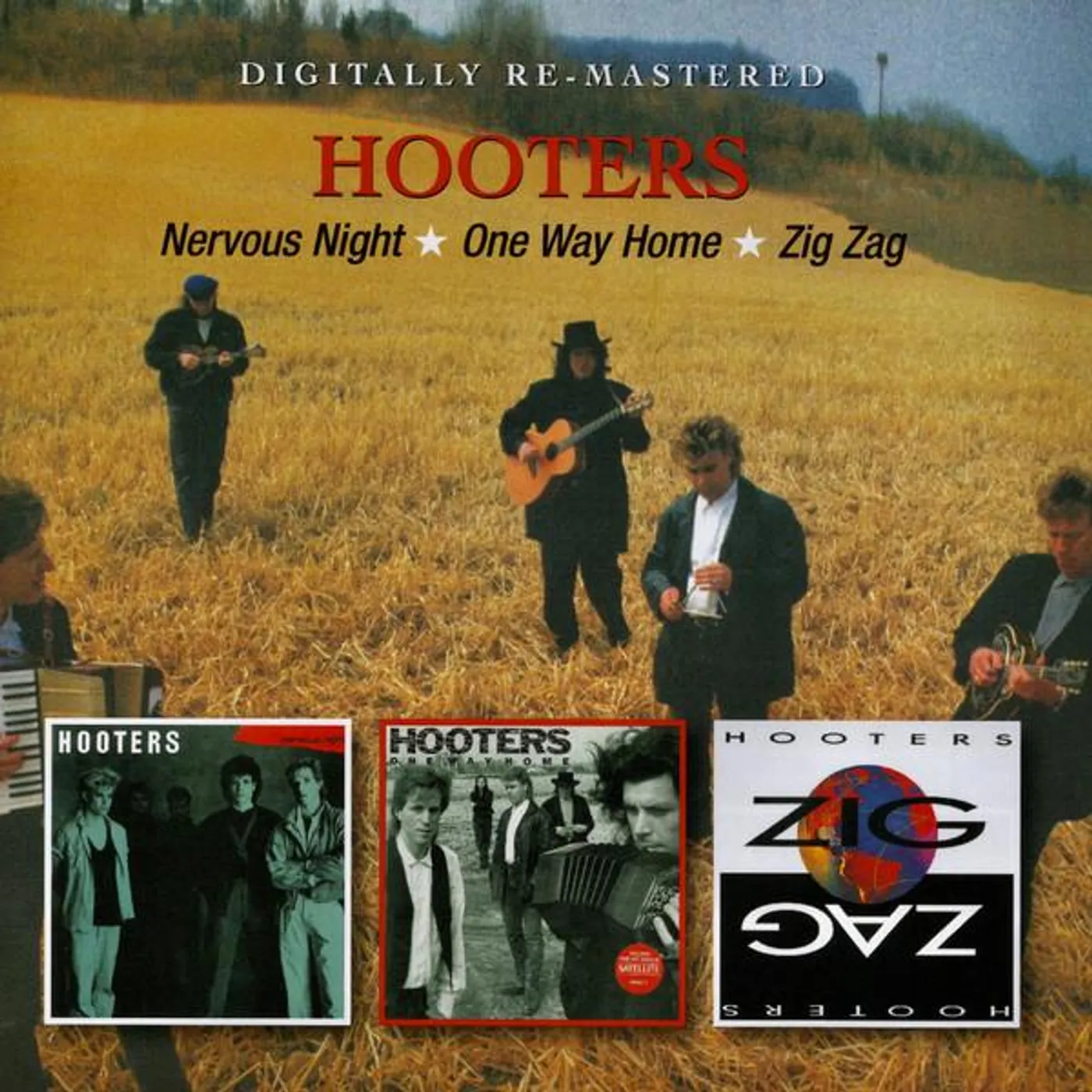 The Hooters NERVOUS NIGHT / ONE WAY HOME / ZIG ZAG (REMASTERED) CD