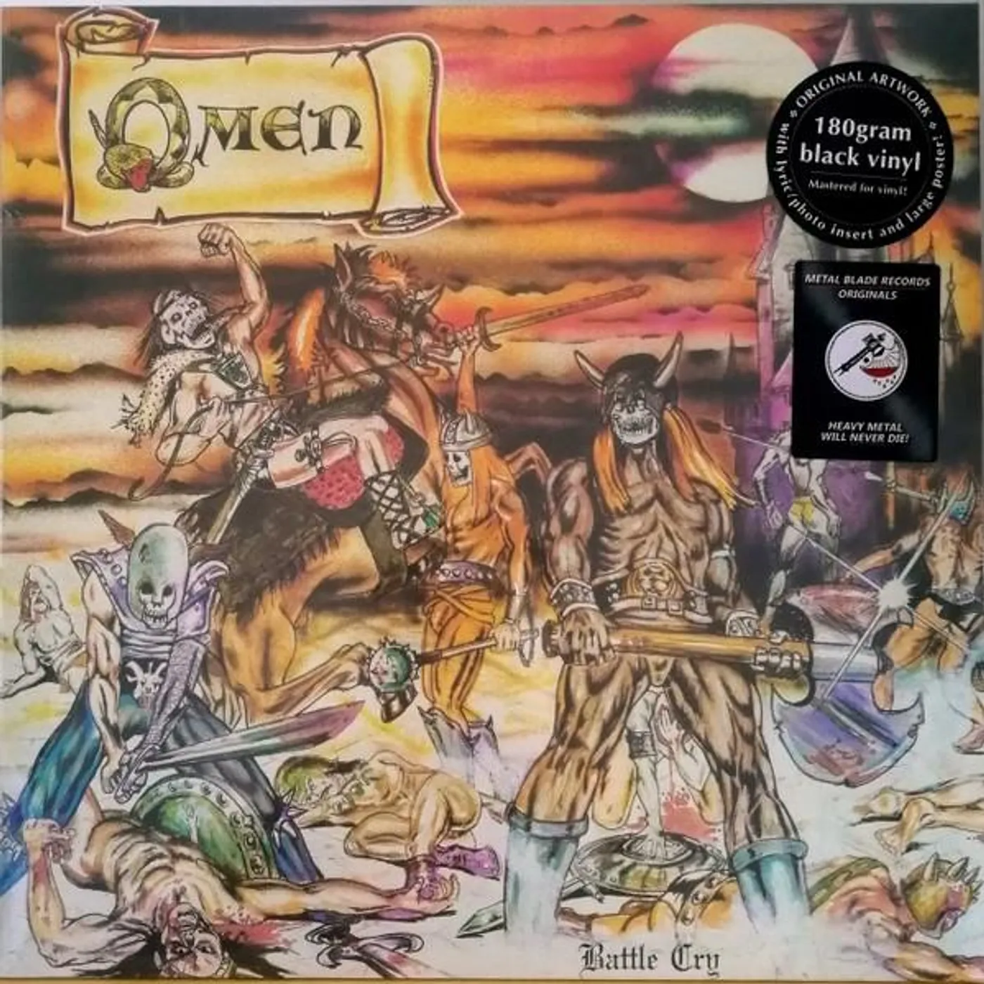 Omen BATTLE CRY (180G) Vinyl Record