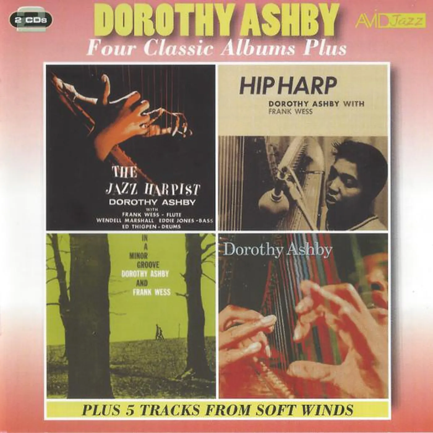 Dorothy Ashby FOUR CLASSIC ALBUMS PLUS JAZZ HARPIST HI CD