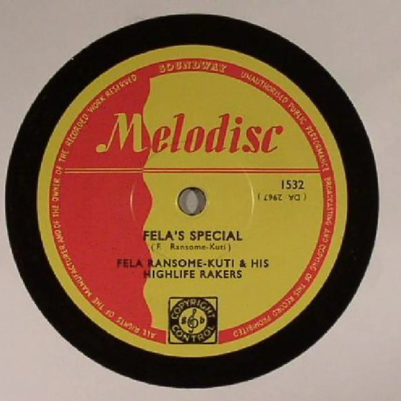 Fela Kuti FELA'S SPECIAL Vinyl Record