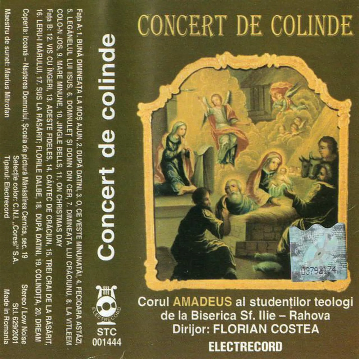 Corul Amadeus al studenților teologi de la Biserica Sf. Ilie- Rahova