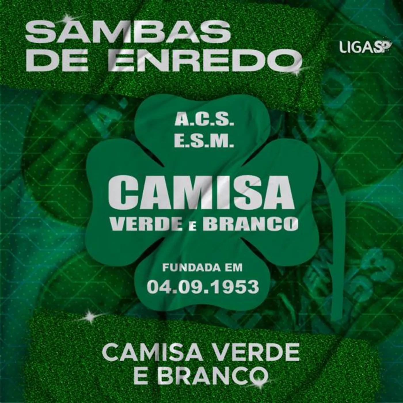 A.c.s.e.s.m. Camisa Verde e Branco
