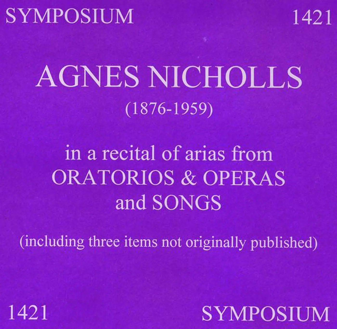 Agnes Nicholls