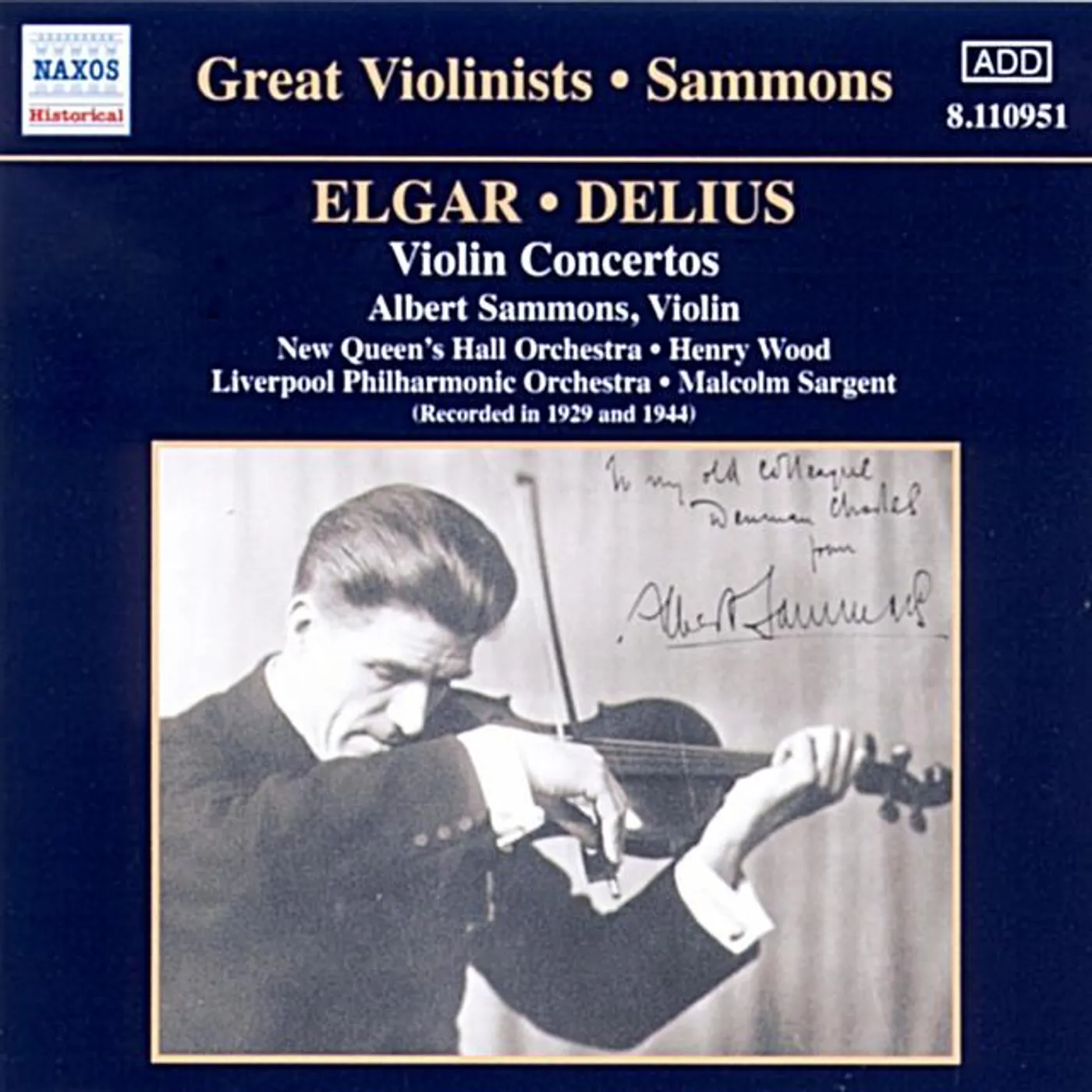 Albert Sammons Brand Page