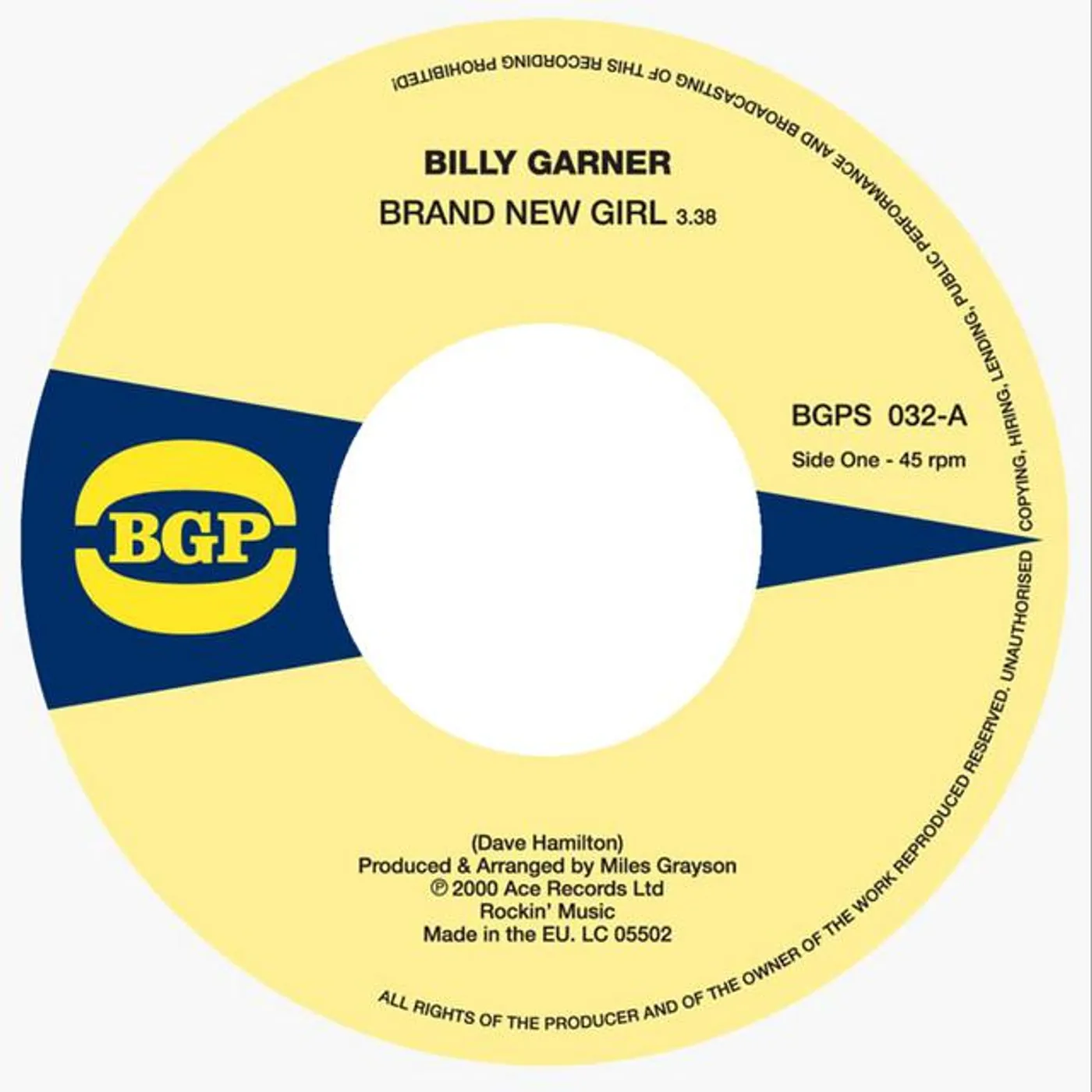 Billy Garner Brand Page