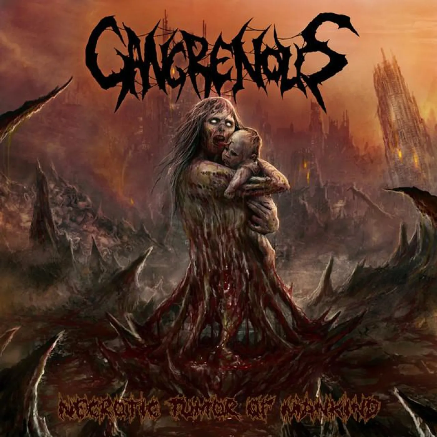 Gangrenous