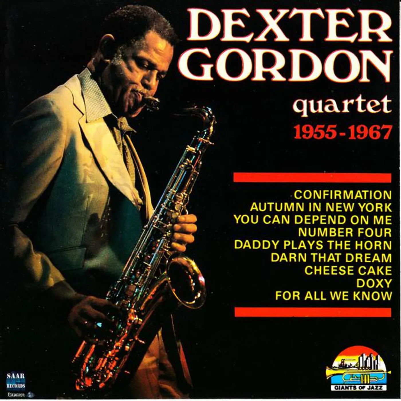 Dexter Gordon Quartet Brand Page