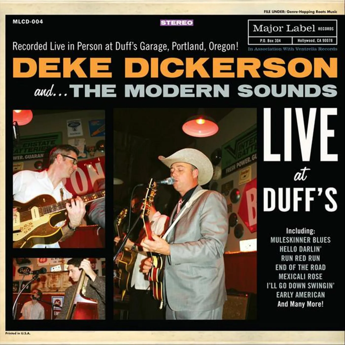 Deke Dickerson & The Modern Sounds Brand Page