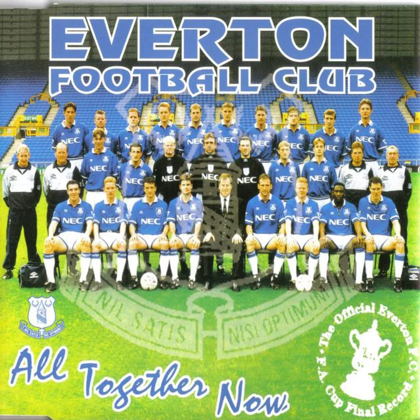 Everton FA Cup Squad 1995