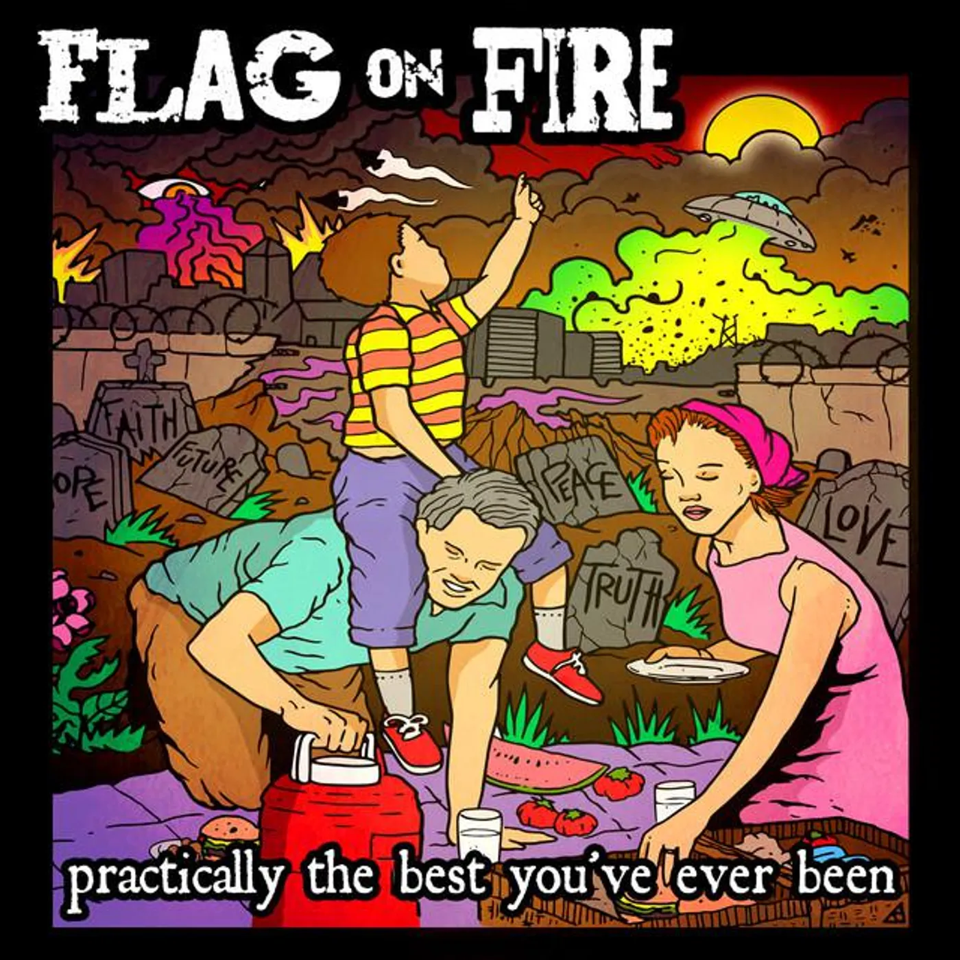Flag On Fire Brand Page