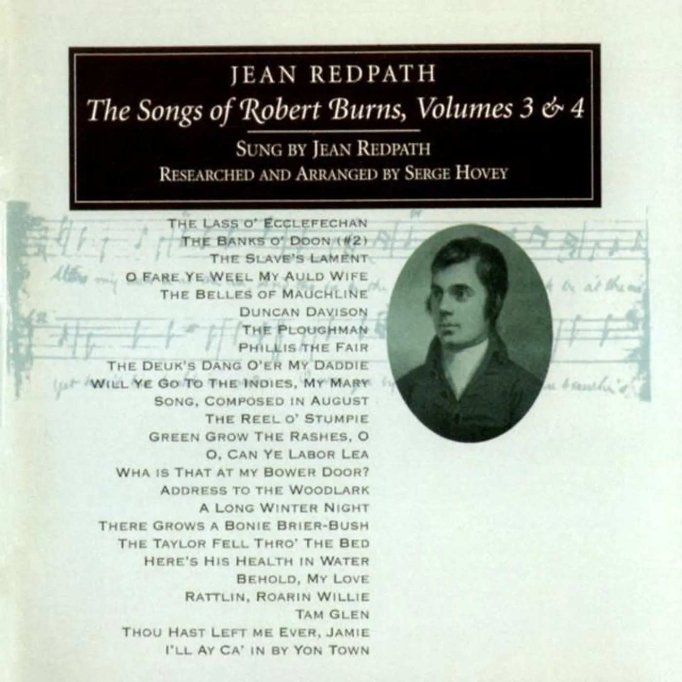 Jean Redpath Brand Page