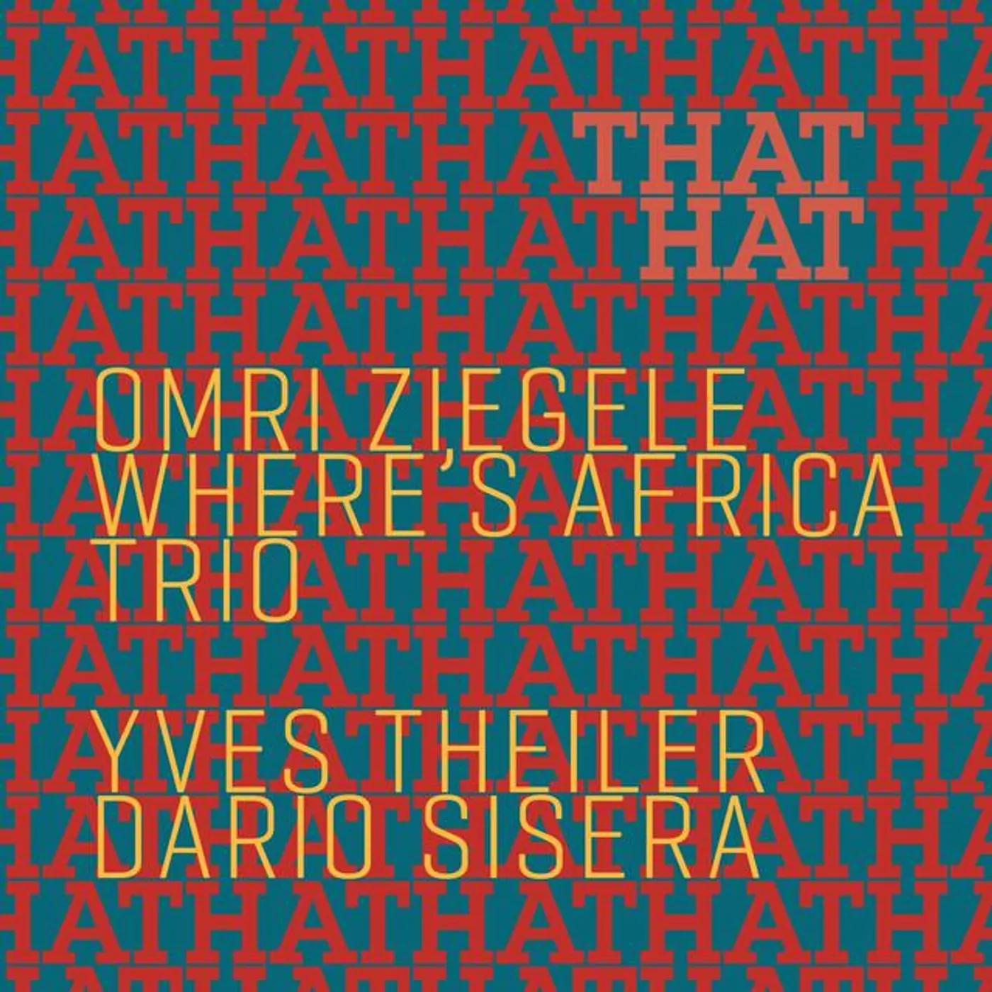 Omri Ziegele Where's Africa Trio