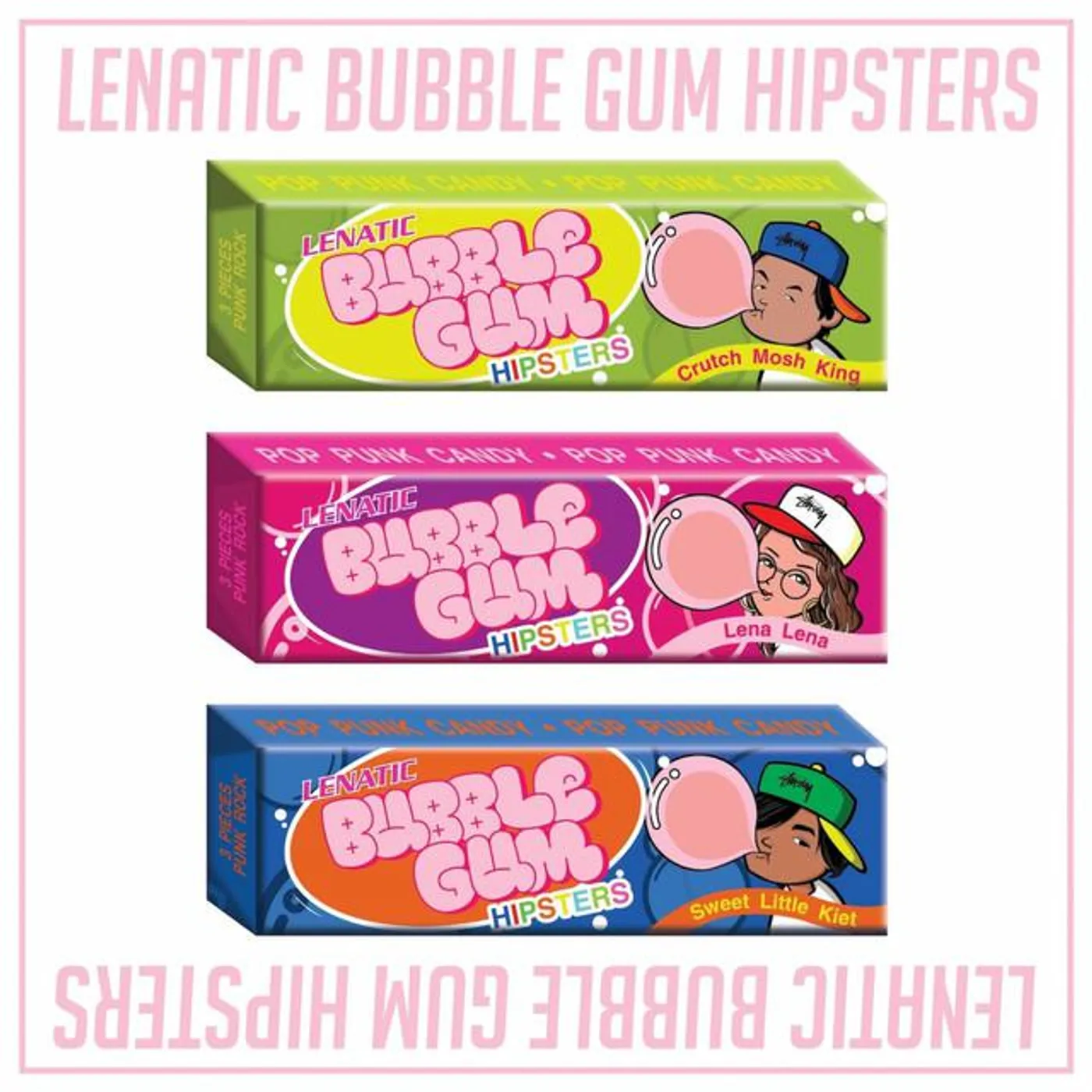 Lenatic Bubble Gum Hipsters