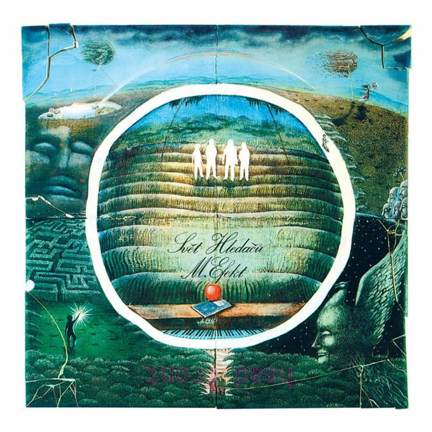 Modrý efekt Brand Page