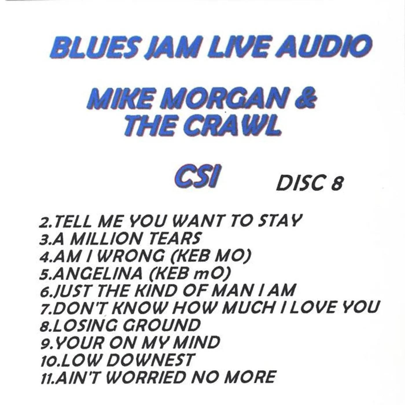 Mike Morgan & The Crawl Brand Page