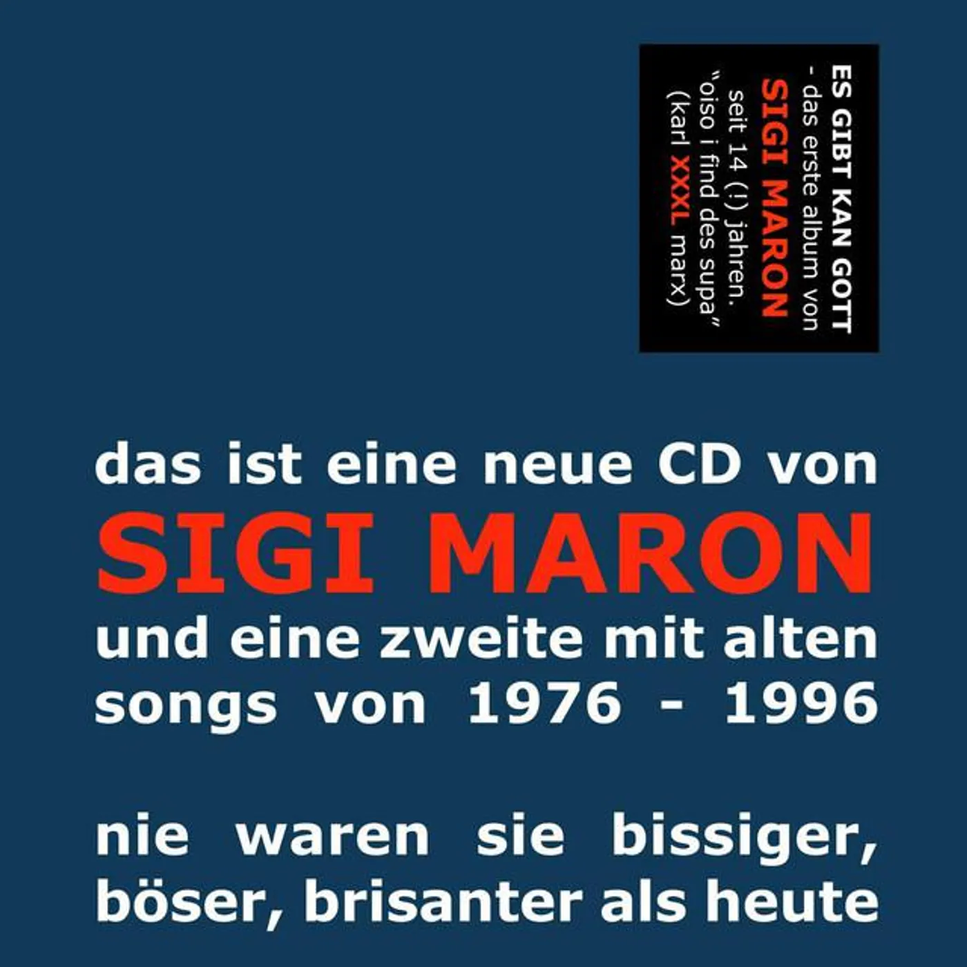 Sigi Maron Brand Page