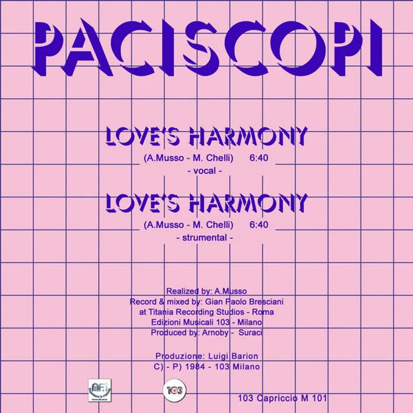 Paciscopi Brand Page