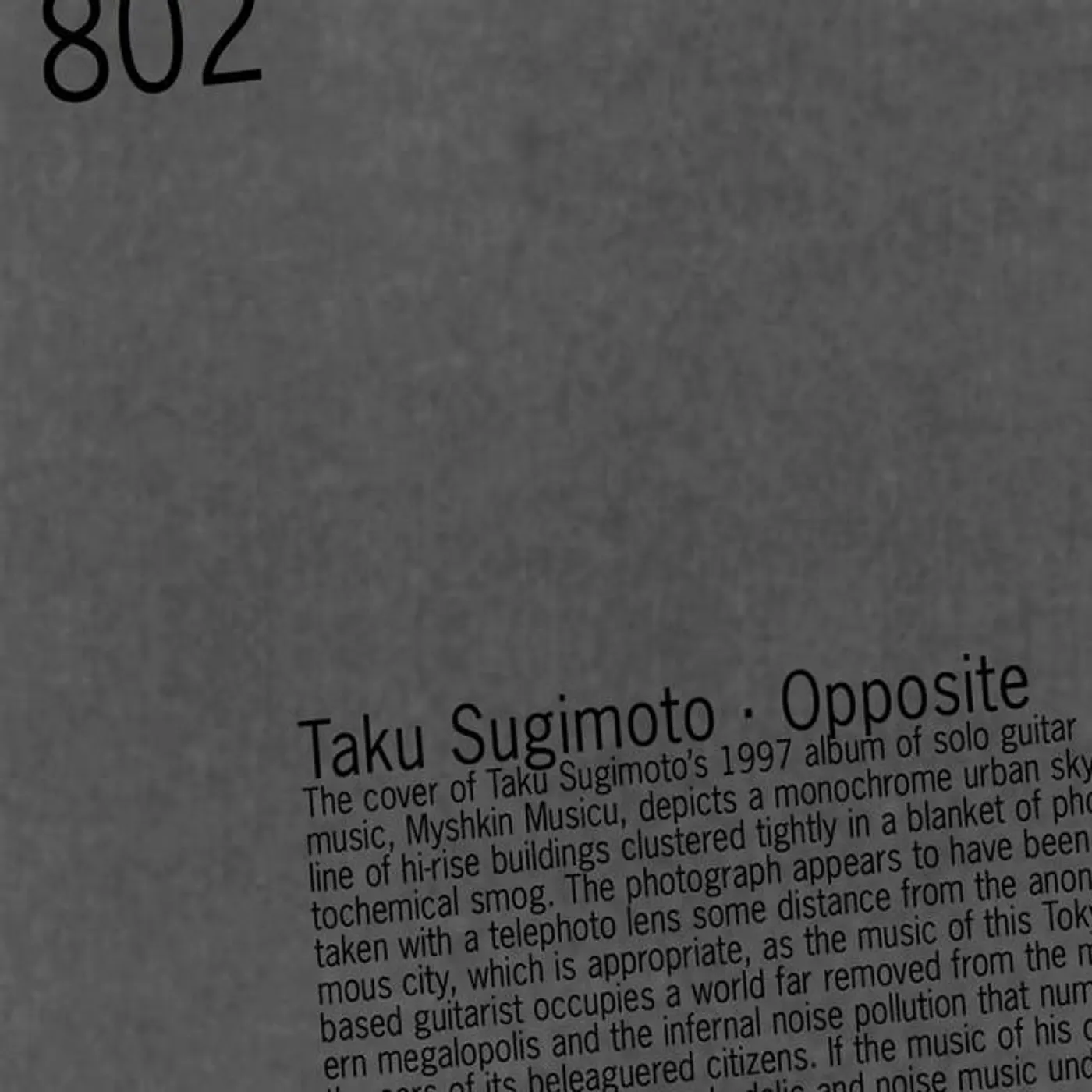 Taku Sugimoto Brand Page