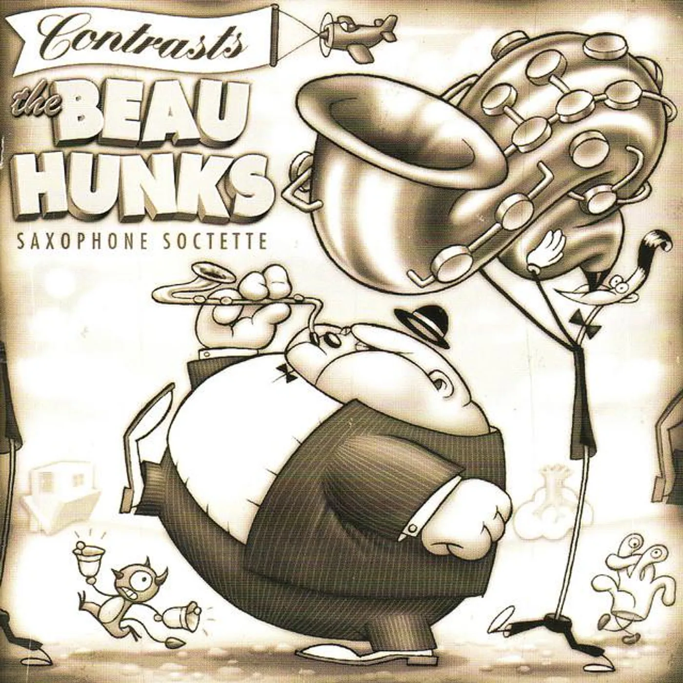 The Beau Hunks Saxophone Soctette Brand Page