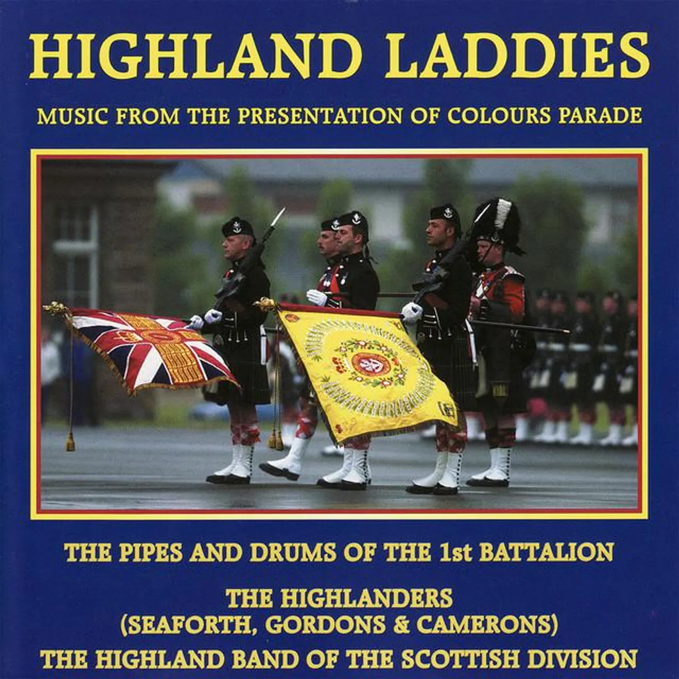 The Pipes and Drums of the 1st Battalion