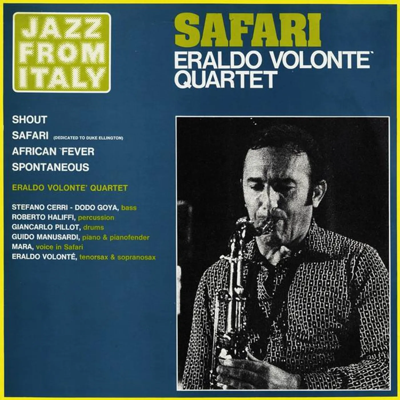 ERALDO VOLONTE' QUARTET