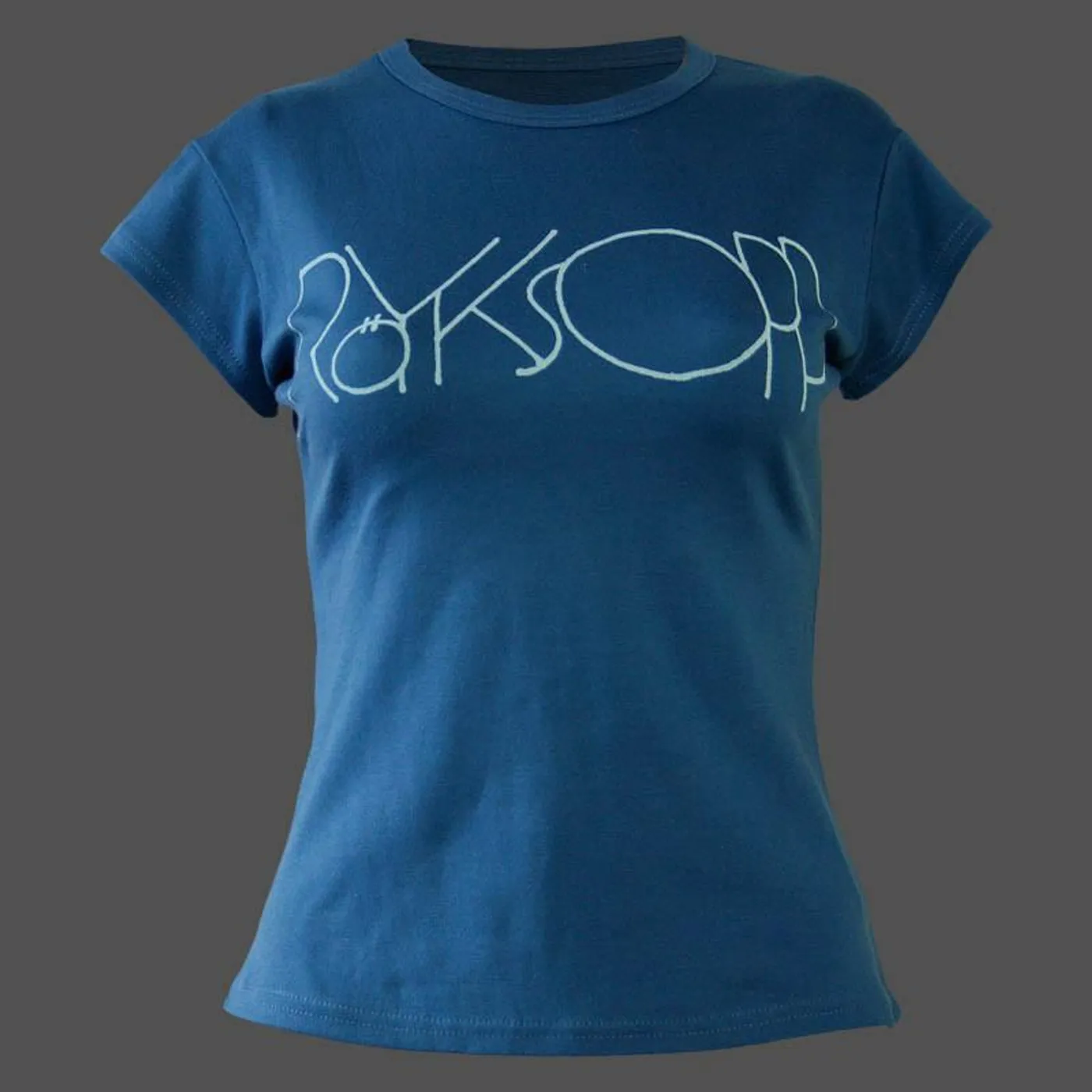 Röyksopp Slate Logo Capped Sleeve T-Shirt