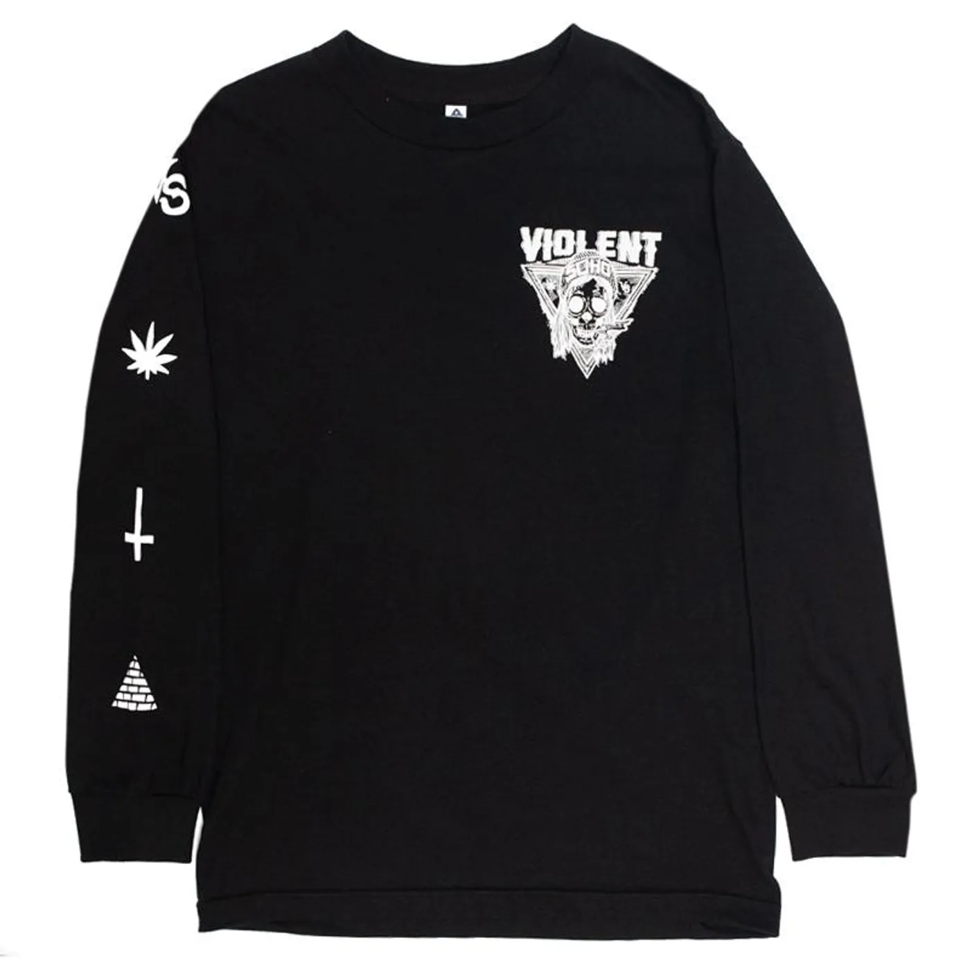 Violent Soho Blazin' Skull Long Sleeve (Black)
