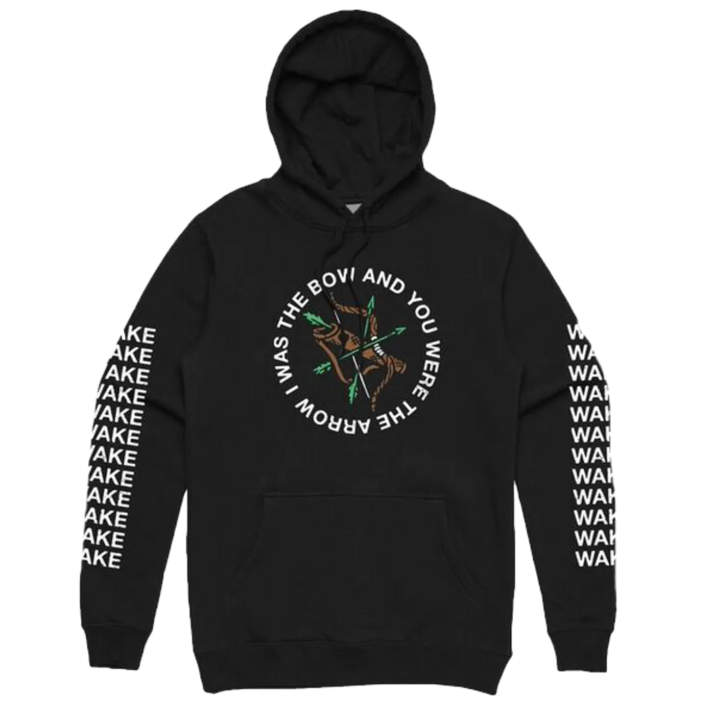 In Hearts Wake Bow And Arrow Hoodie (Black)