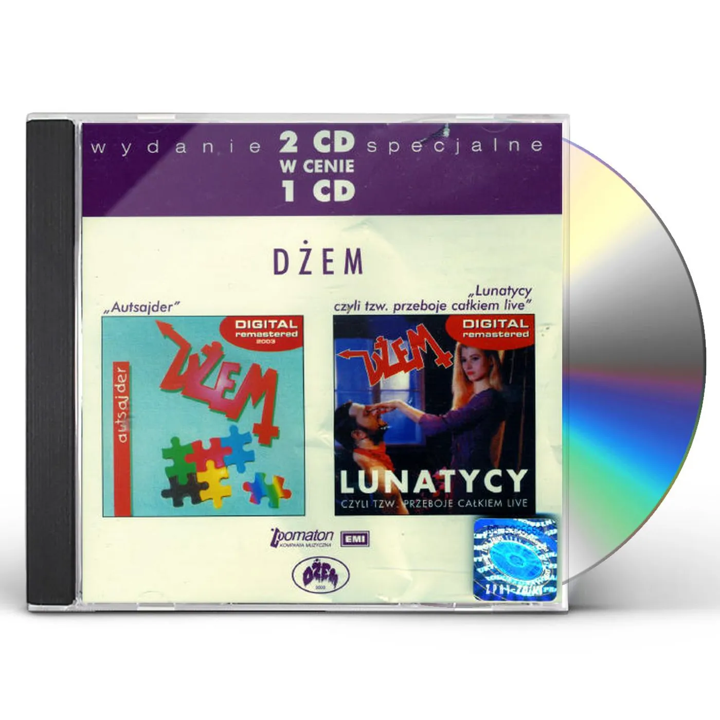 Dzem AUTSAJDER/LUNATYCY CD