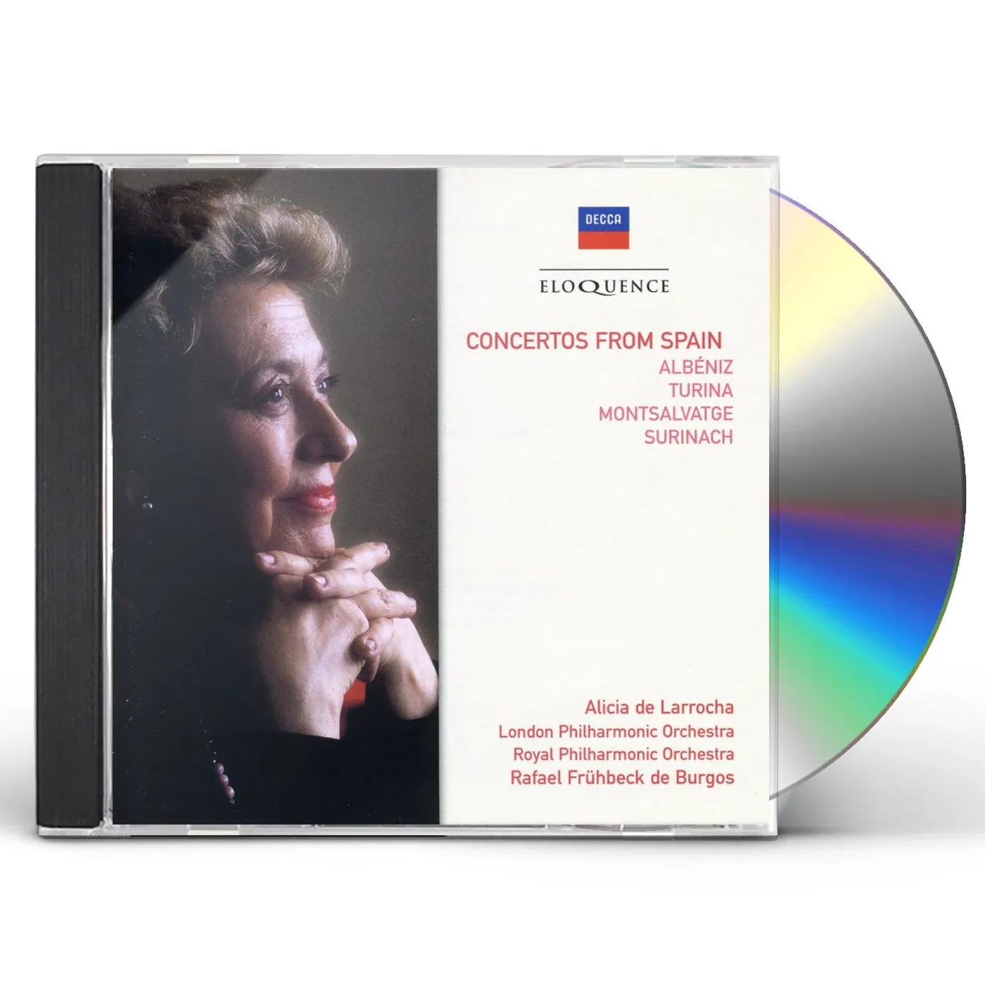 Alicia de Larrocha CONCERTOS FROM SPAIN CD