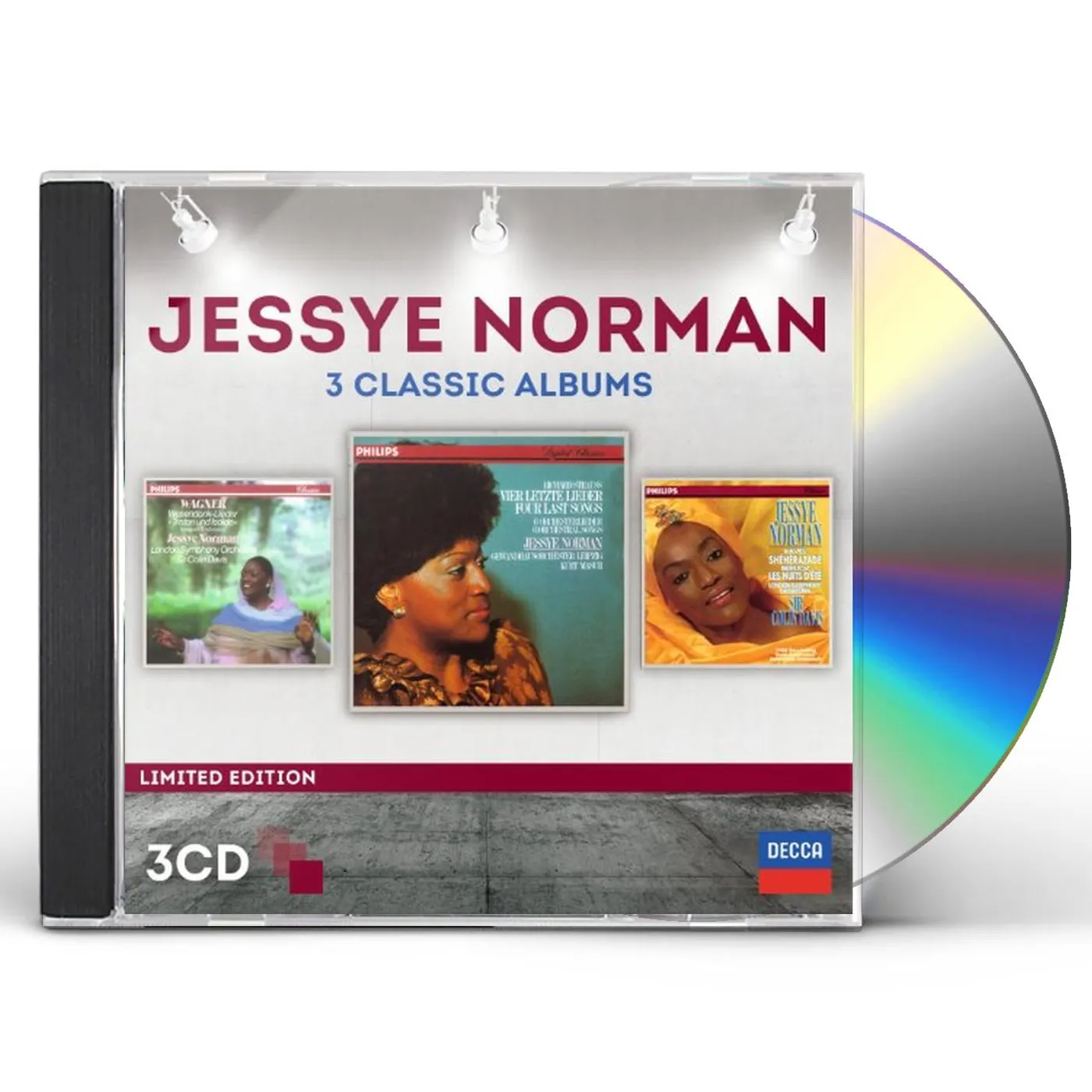 Jessye Norman THREE CLASSIC ALBUMS CD